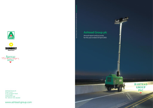 Thumbnail Ashtead Annual Report 2005