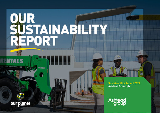 Thumbnail Ashtead Sustainability Report 2022