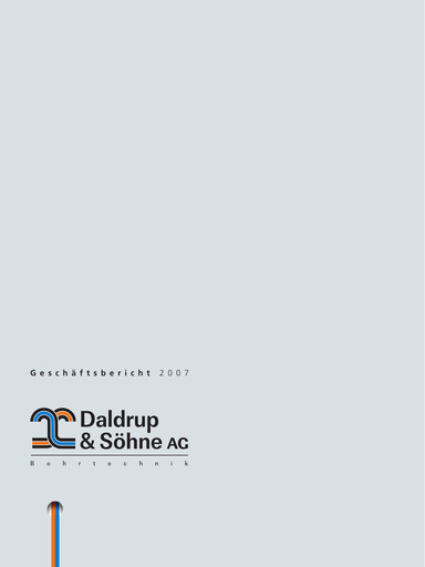 Thumbnail Daldrup & Söhne Annual Report 2007