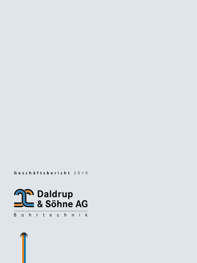 Thumbnail Daldrup & Söhne Annual Report 2010