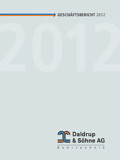 Thumbnail Daldrup & Söhne Annual Report 2012