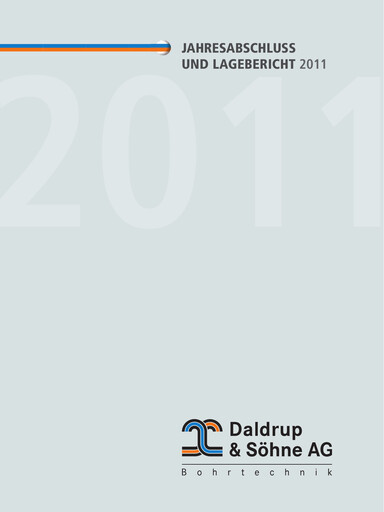 Thumbnail Daldrup & Söhne Financial Statement 2011
