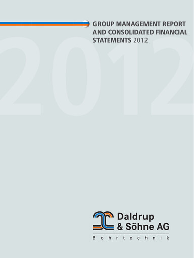 Thumbnail Daldrup & Söhne Financial Statement 2012