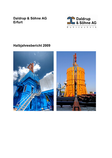 Thumbnail Daldrup & Söhne Half-year Report 2009