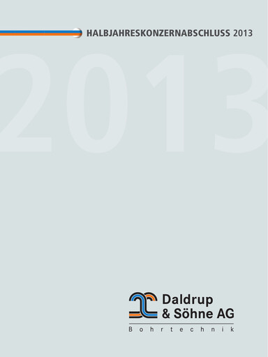 Thumbnail Daldrup & Söhne Half-year Report 2013