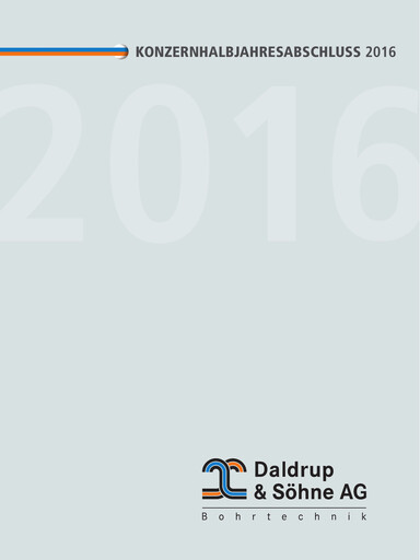 Thumbnail Daldrup & Söhne Half-year Report 2016