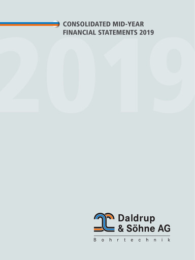 Thumbnail Daldrup & Söhne Half-year Report 2019-h1