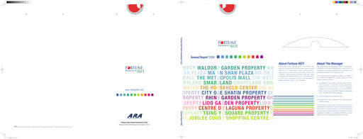 Thumbnail Fortune REIT
 Annual Report 2008