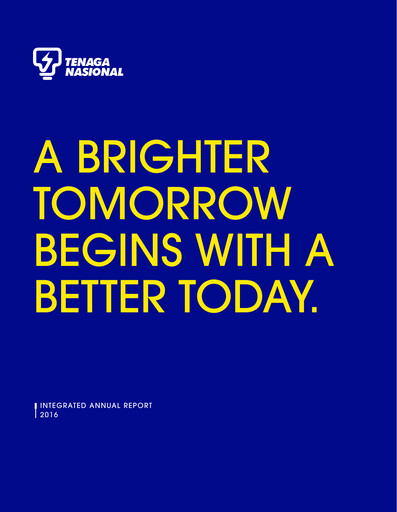 Thumbnail Tenaga Nasional
 Annual Report 2016