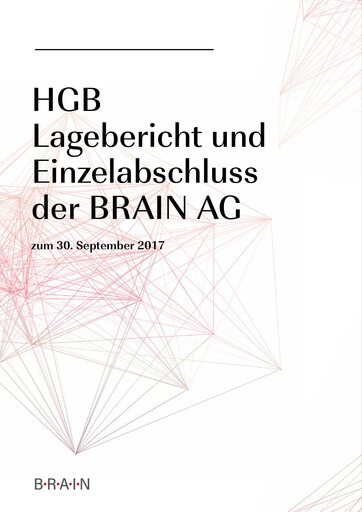 Miniature BRAIN Biotech Bilan financier 2016-2017