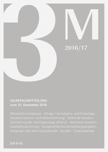 Thumbnail BRAIN Biotech Quarterly Report 2016-q4