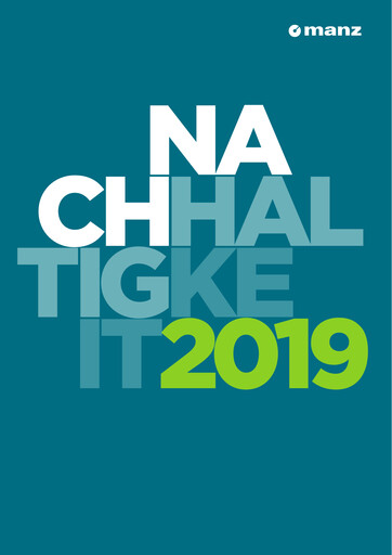 Miniature Manz AG Rapport de durabilité 2019