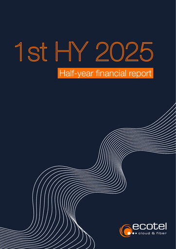 Thumbnail ecotel communication Half-year Report 2025-h1