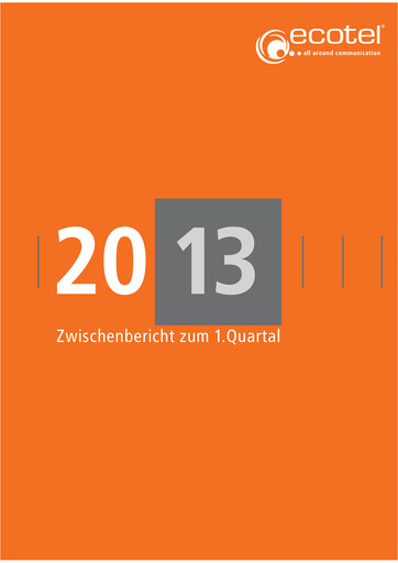 Thumbnail ecotel communication Quarterly Report 2013-q1