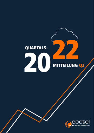 Thumbnail ecotel communication Quarterly Report 2022-q3