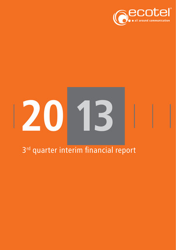 Thumbnail ecotel communication Quarterly Report 2013-q3