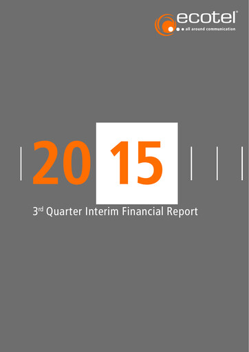 Thumbnail ecotel communication Quarterly Report 2015-q3