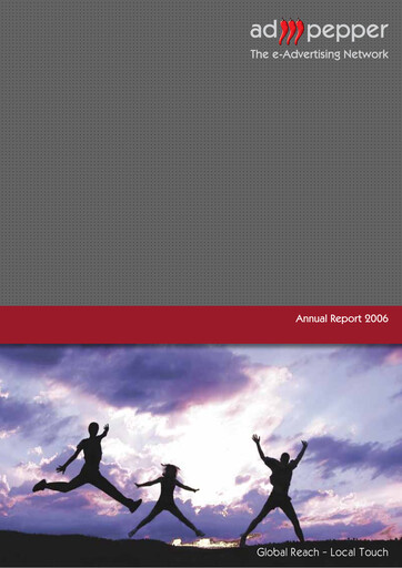 Thumbnail ad pepper media International Annual Report 2006
