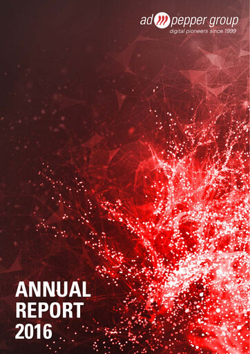 Thumbnail ad pepper media International Annual Report 2016