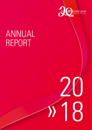 Thumbnail ad pepper media International Annual Report 2018