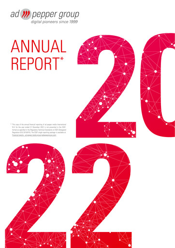 Thumbnail ad pepper media International Annual Report 2022