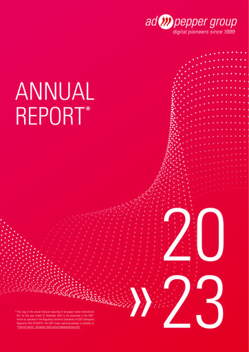 Thumbnail ad pepper media International Annual Report 2023
