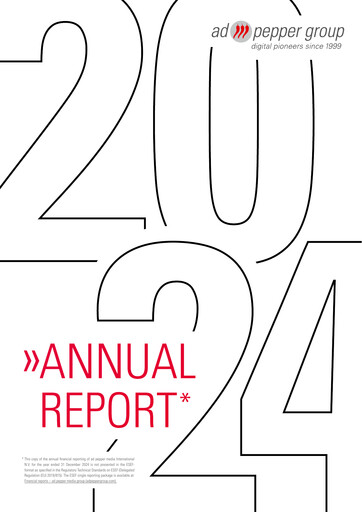 Thumbnail ad pepper media International Annual Report 2024
