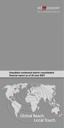 Thumbnail ad pepper media International Financial Statement 2007-h1