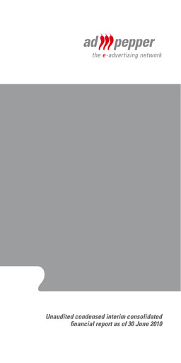 Thumbnail ad pepper media International Financial Statement 2010-h1