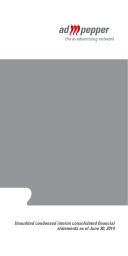Thumbnail ad pepper media International Financial Statement 2014-h1