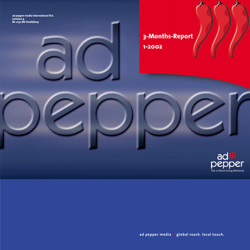 Thumbnail ad pepper media International Quarterly Report 2002-q1