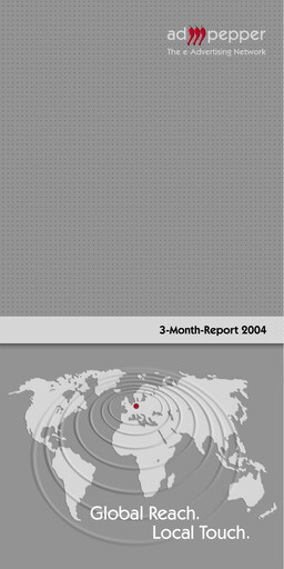 Thumbnail ad pepper media International Quarterly Report 2004-q1