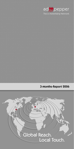 Thumbnail ad pepper media International Quarterly Report 2006-q1