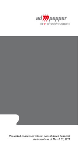 Thumbnail ad pepper media International Quarterly Report 2011-q1
