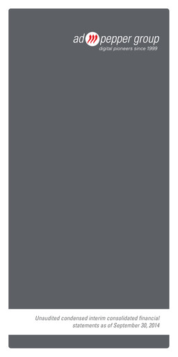 Thumbnail ad pepper media International Quarterly Report 2014-q3