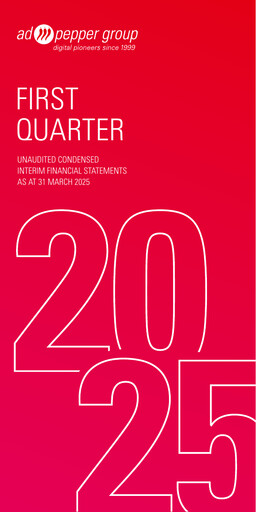 Thumbnail ad pepper media International Quarterly Report 2025-q1