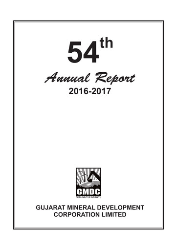 Thumbnail Gujarat Mineral Development Annual Report 2016-2017