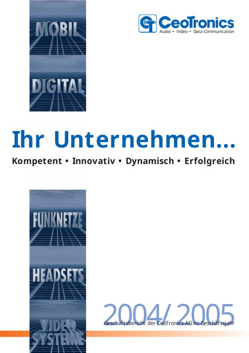 Thumbnail CeoTronics Annual Report 2004-2005