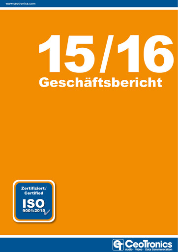 Thumbnail CeoTronics Annual Report 2015-2016