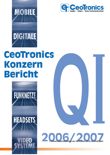 Miniature CeoTronics Rapport trimestriel 2006-q1
