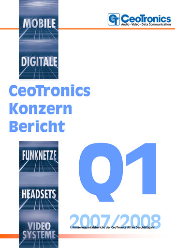 Miniature CeoTronics Rapport trimestriel 2007-q1