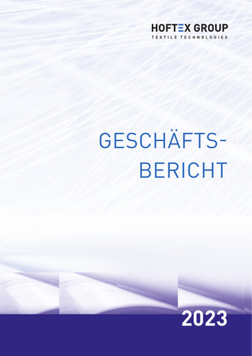 Miniature Hoftex Group AG Rapport annuel 2023