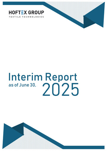 Miniature Hoftex Group AG Rapport semestriel 2025-h1