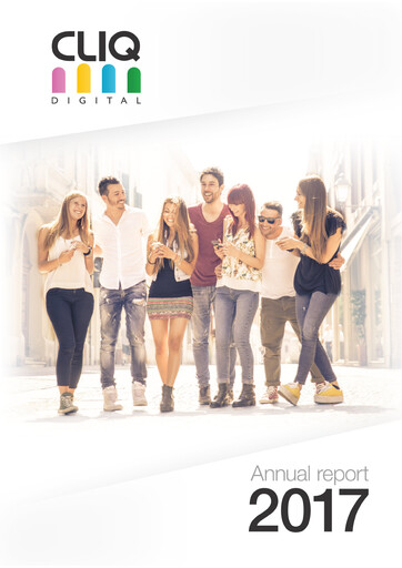 Vorschaubild Cliq Digital AG Jahresbericht 2017