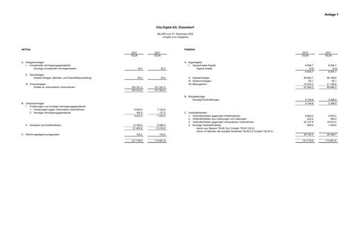 Thumbnail Cliq Digital AG Financial Statement 2022