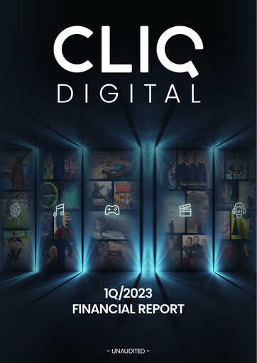 Thumbnail Cliq Digital AG Quarterly Report 2023-q1