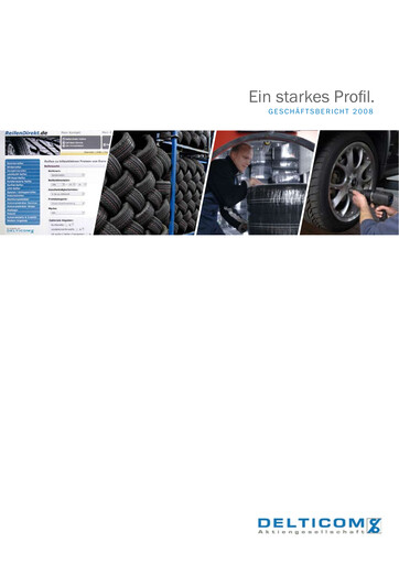 Vorschaubild Delticom AG Jahresbericht 2008