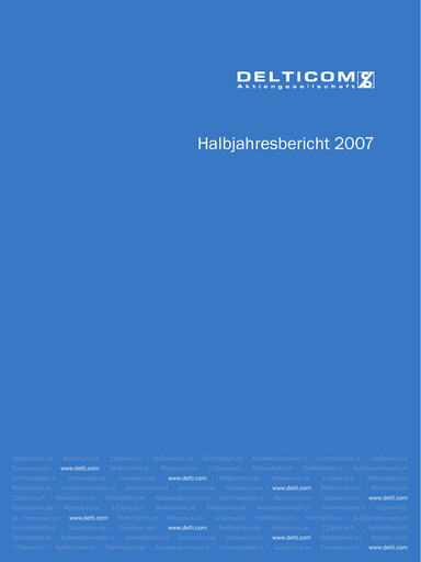 Vorschaubild Delticom AG Halbjahresbericht 2007-h1