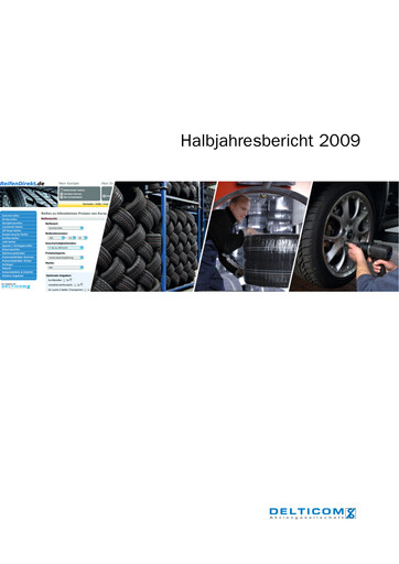 Vorschaubild Delticom AG Halbjahresbericht 2009-h1