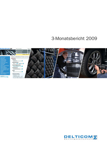 Vorschaubild Delticom AG Quartalsbericht 2009-q1